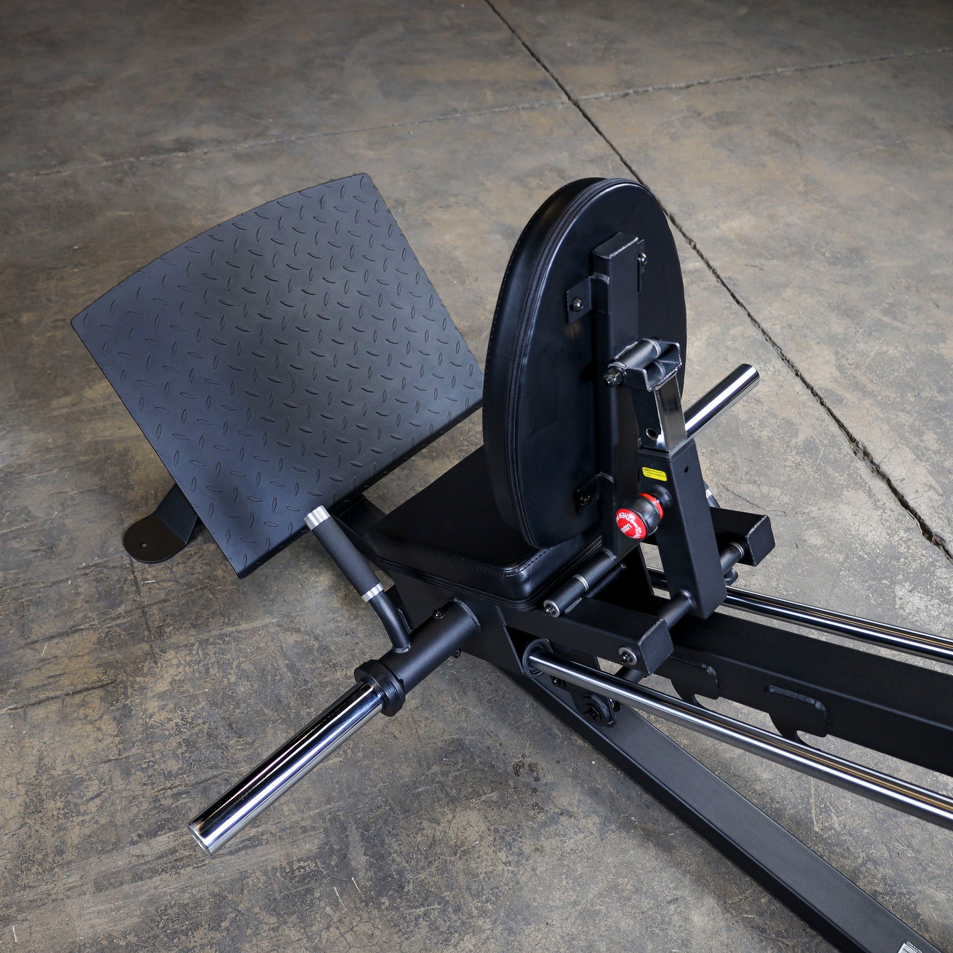 View of footplate on the Body-Solid GCLP100 Compact Leg Press