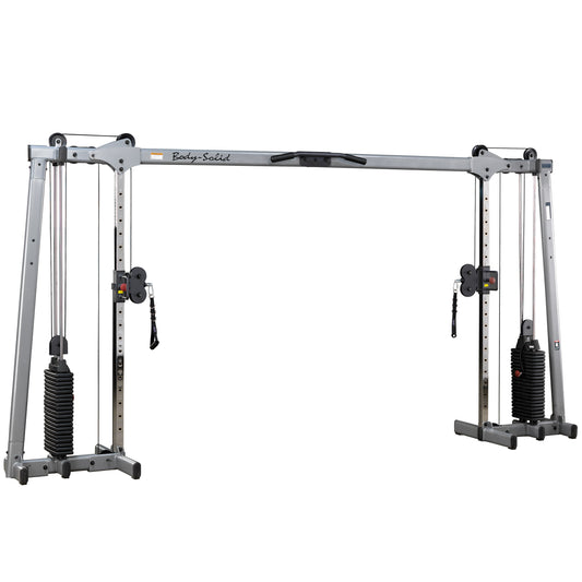 Front view of Body-Solid Deluxe Cable Crossover GDCC250B