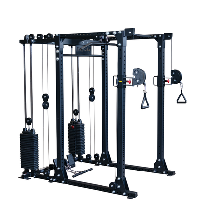 Body-Solid GPR400 Power Rack with Functional Trainer Package | All-In-One Home Gym System