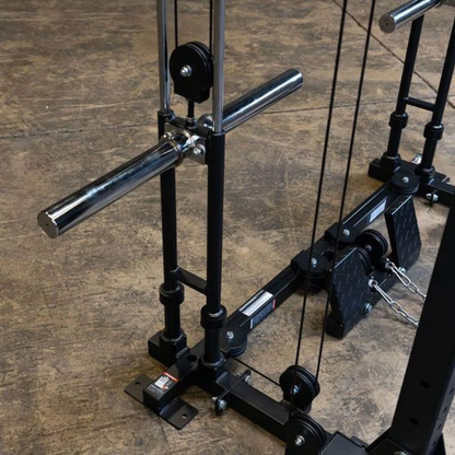 Body-Solid GPRFT & GPRFTS Functional Trainer Attachment for GPR400 Power Rack | Dual Adjustable Cable System