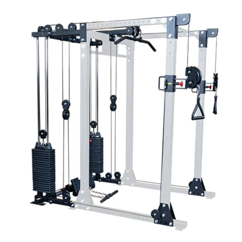 Body-Solid GPRFT & GPRFTS Functional Trainer Attachment for GPR400 Power Rack | Dual Adjustable Cable System