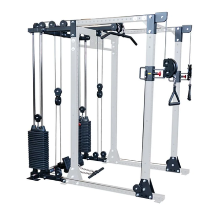Body-Solid GPRFT & GPRFTS Functional Trainer Attachment for GPR400 Power Rack | Dual Adjustable Cable System