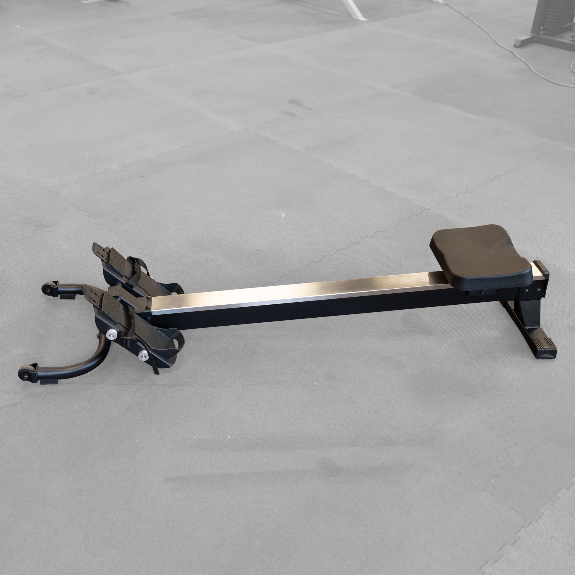 Commercial-grade steel frame construction on Body-Solid GROW rowing attachment