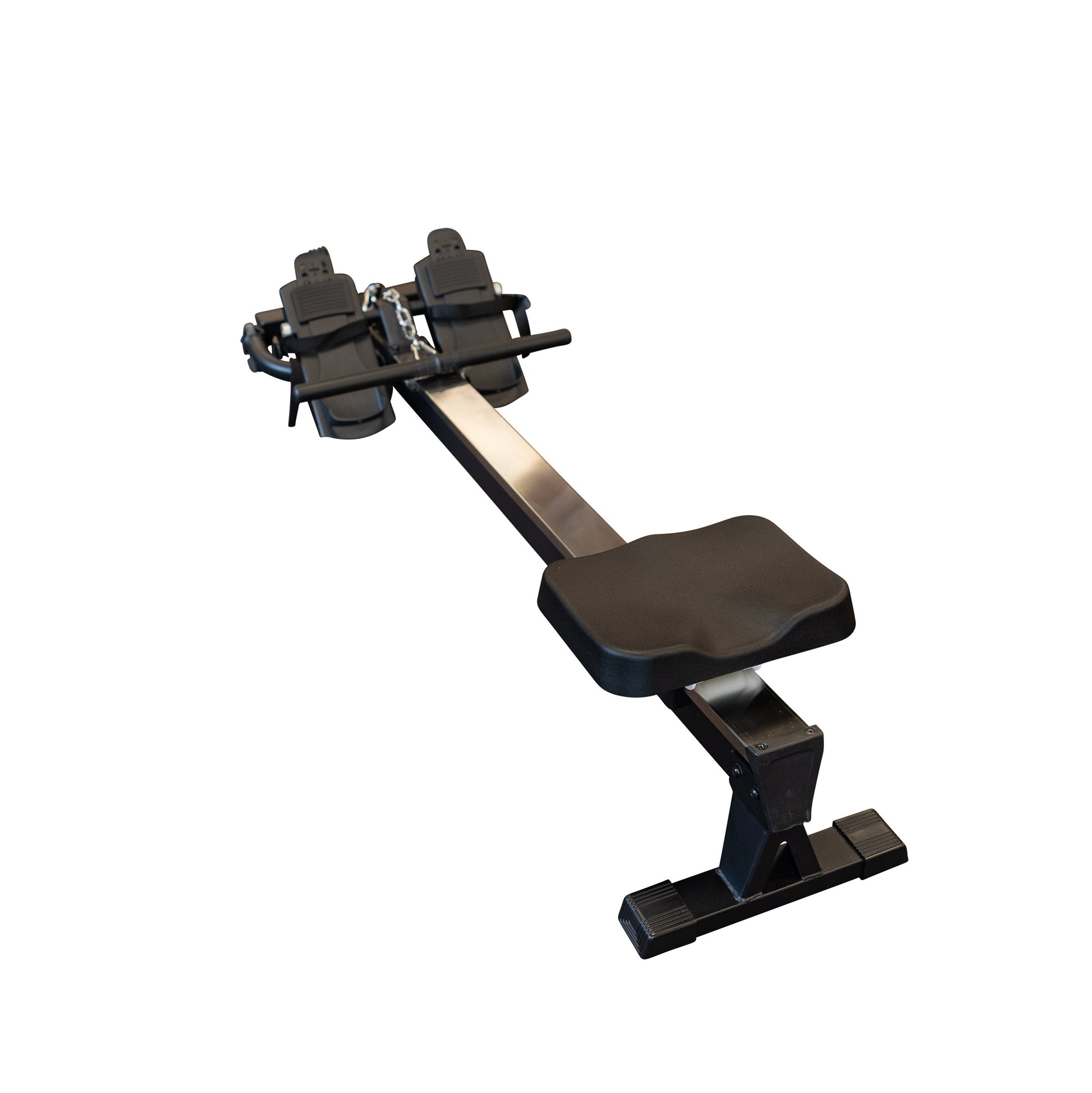 Body-Solid GROW Rower Attachment connected to cable machine – full view
