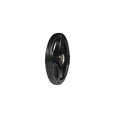 25 lb Body‑Solid ORT rubber grip Olympic plate side view