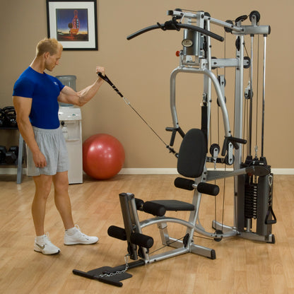 Body-Solid P2X Home Gym bicep curl workout