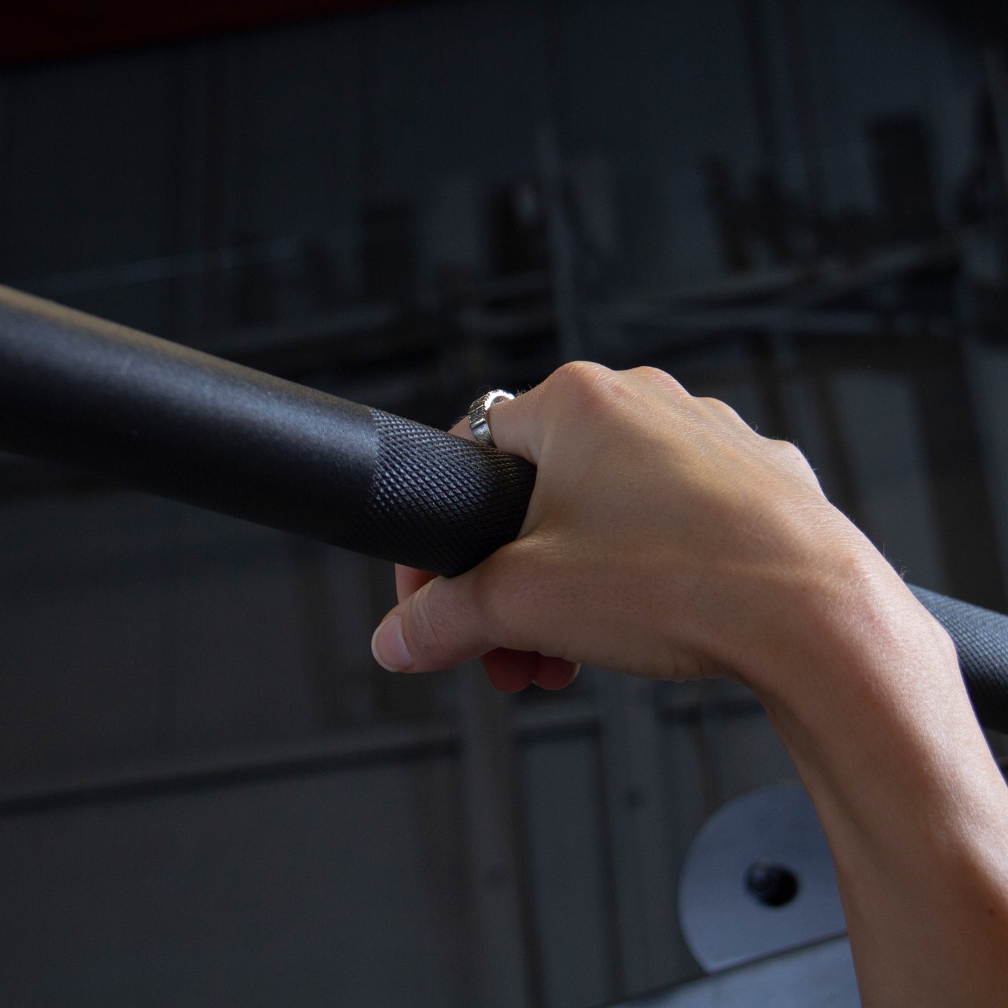 Close-up of pull-up bar on Body-Solid Powerline PFT100 Functional Trainer