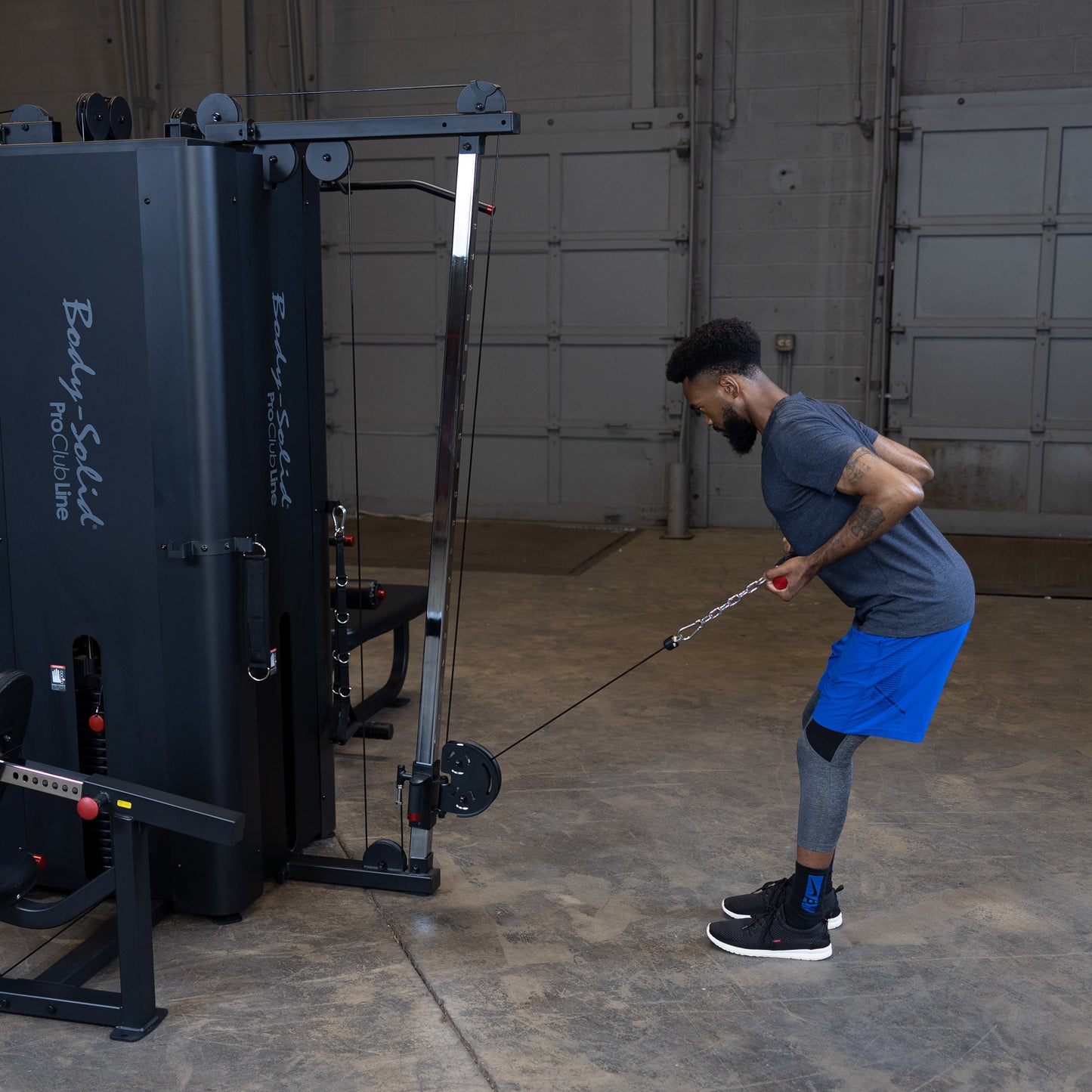 Adjustable Cable Column Station for Functional Training on Body-Solid S1000