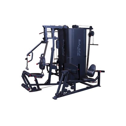Body-Solid S1000 Pro ClubLine 4-Stack Gym – Full Front View of All Four Stations