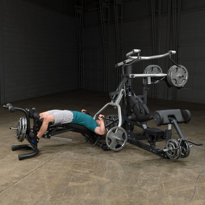 Body-Solid SBL460P4 leverage gym chest press station with adjustable arms