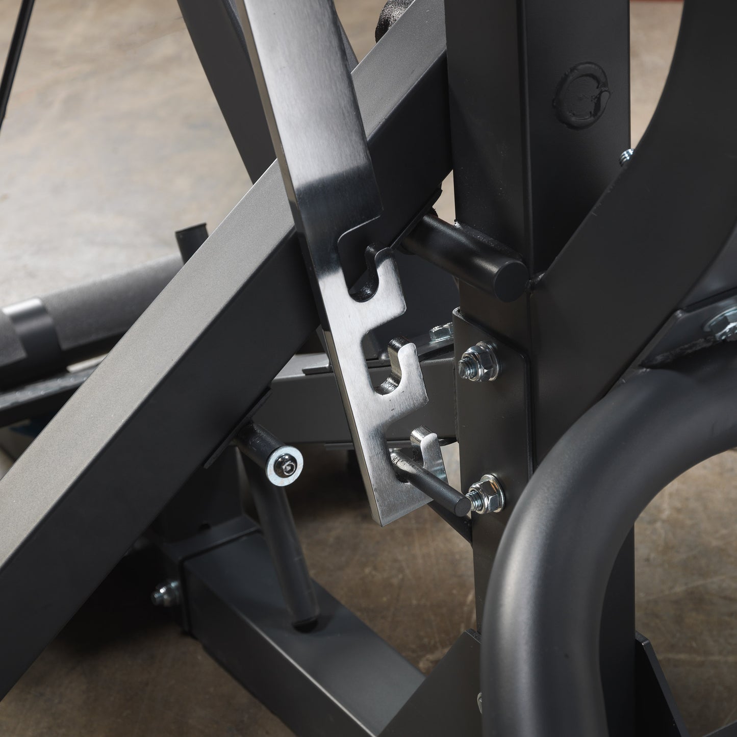 Adjustable backrest on Body-Solid SBL460P4 gym for proper workout positioning