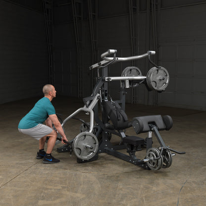Body-Solid SBL460P4 lat pulldown and seated row station for back training