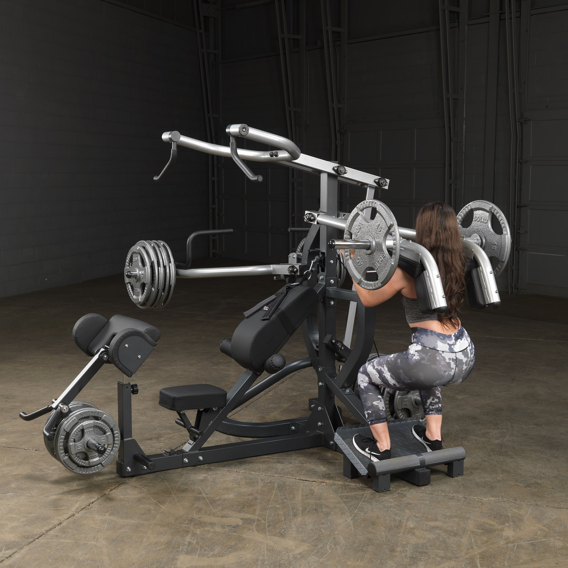 Body-Solid SBL460P4 leg press and squat station for lower body workouts