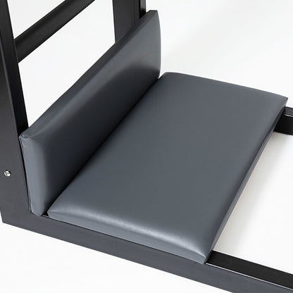 High-density EVA foam and non-slip synthetic leather surface on Elite Steel Base Ladder Barrel