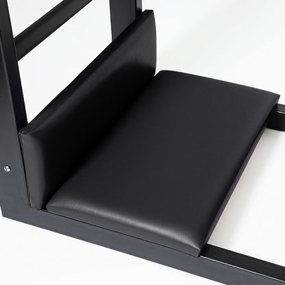 High-density EVA foam and non-slip synthetic leather surface on Elite Steel Base Ladder Barrel