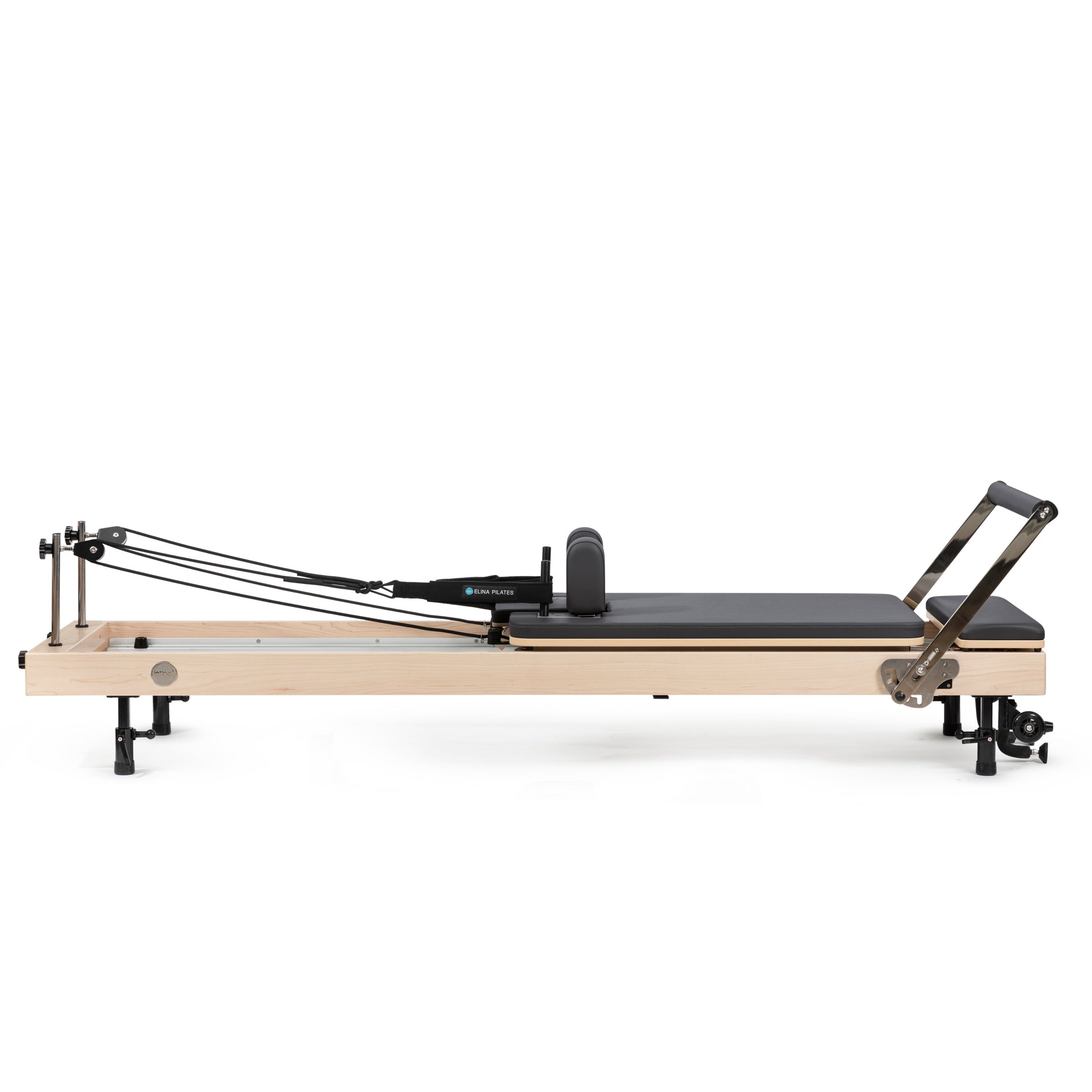 Elina Pilates At-Home Vertical Reformer showing full setup