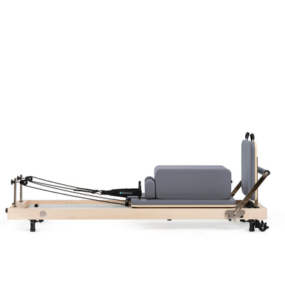 Elina Pilates Vertical Reformer with padded sitting box