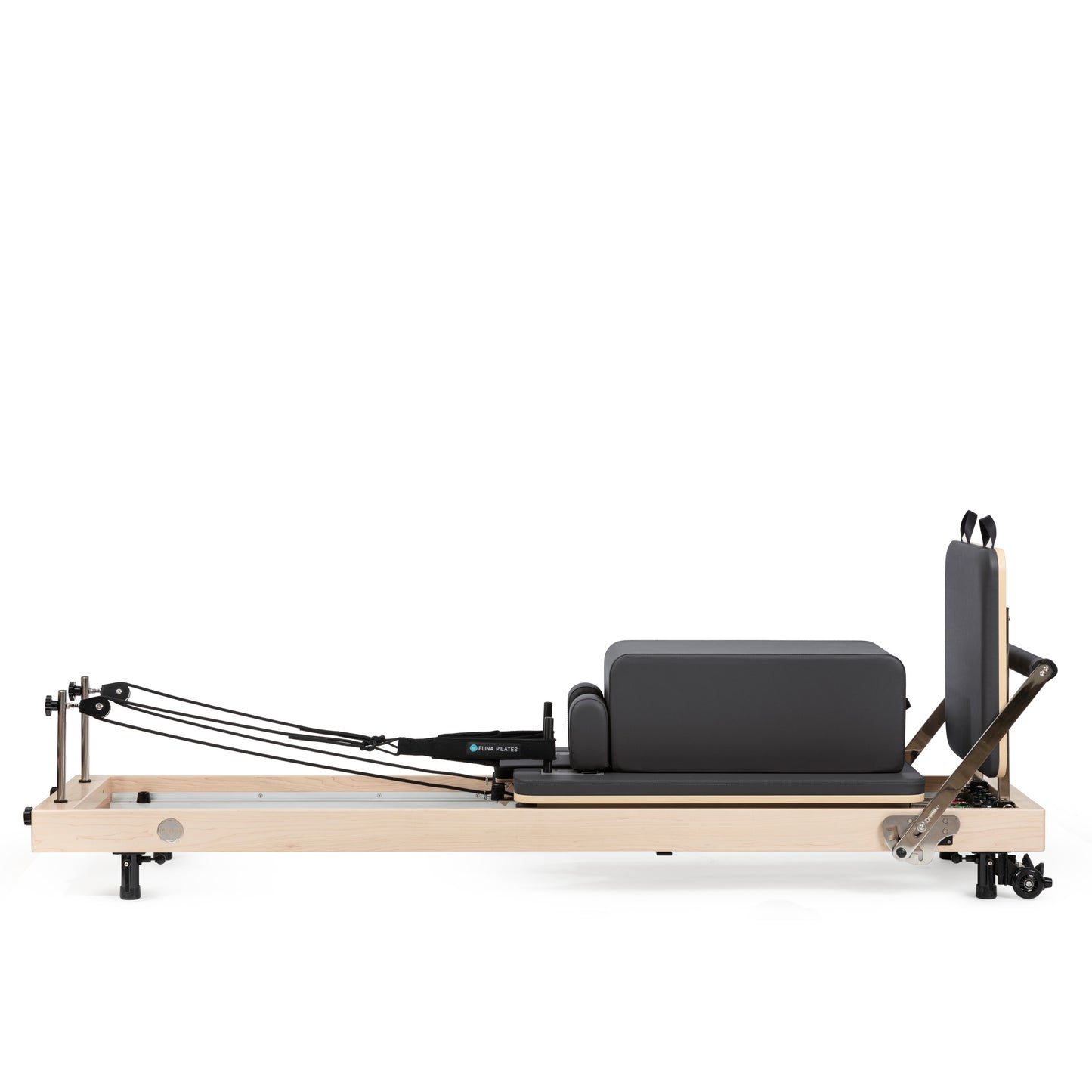 Elina Pilates Vertical Reformer with padded sitting box