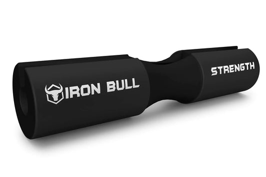 Iron Bull Strength barbell squat pad – front view showing high-density foam and ergonomic design