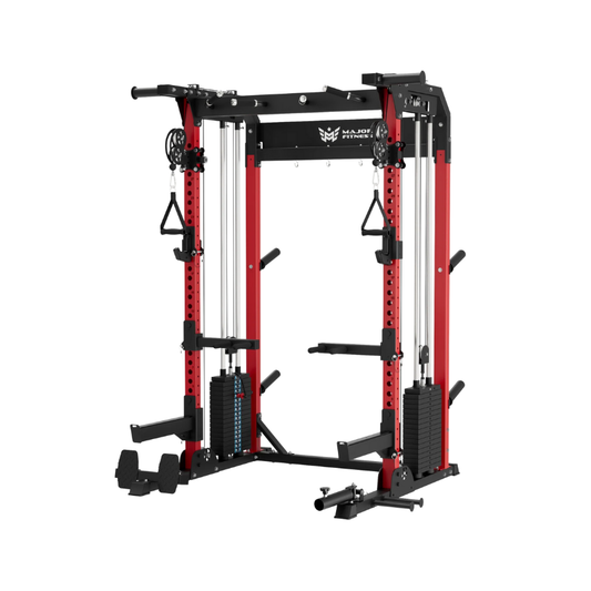 Major Fitness F22 Pro All-In-One Power Rack Home Gym (Combat Red) Main View