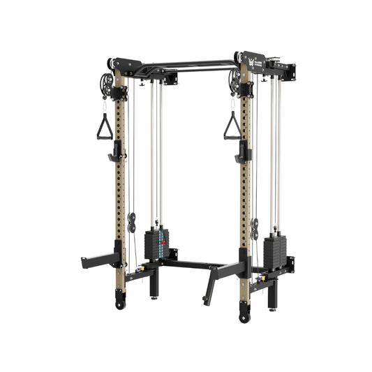 MAJOR FITNESS F35 All-in-One Wall Mount Folding Power Rack Home Gym (Recon Desert) Main View