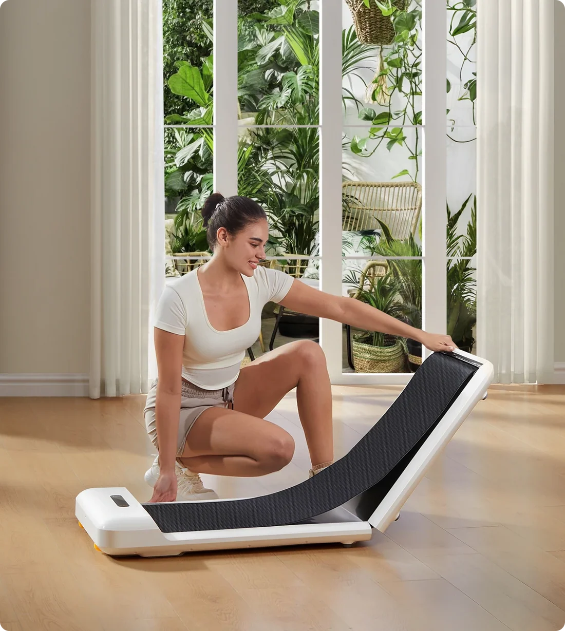 WalkingPad C2 Foldable Walking Treadmill - Under Desk Walking Pad, 3 HP Quiet Brushless Motor, Smart Speed Control, Home Office