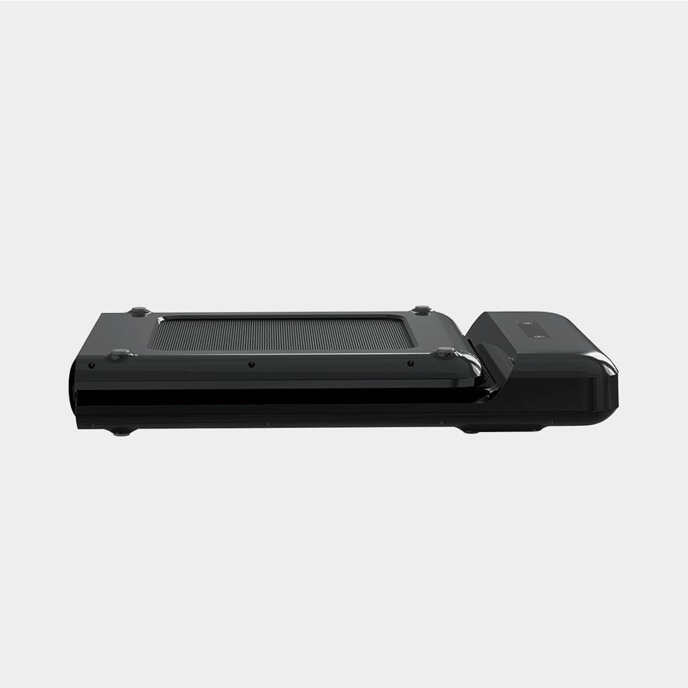 Side folded view of black WalkingPad C2 treadmill