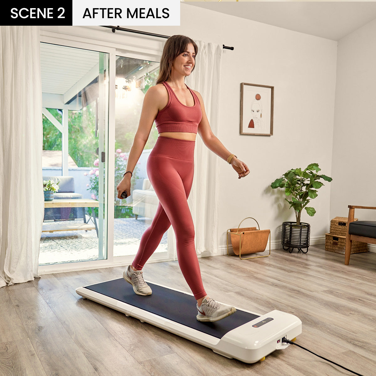 Compact WalkingPad C2 can easily be used anywhere
