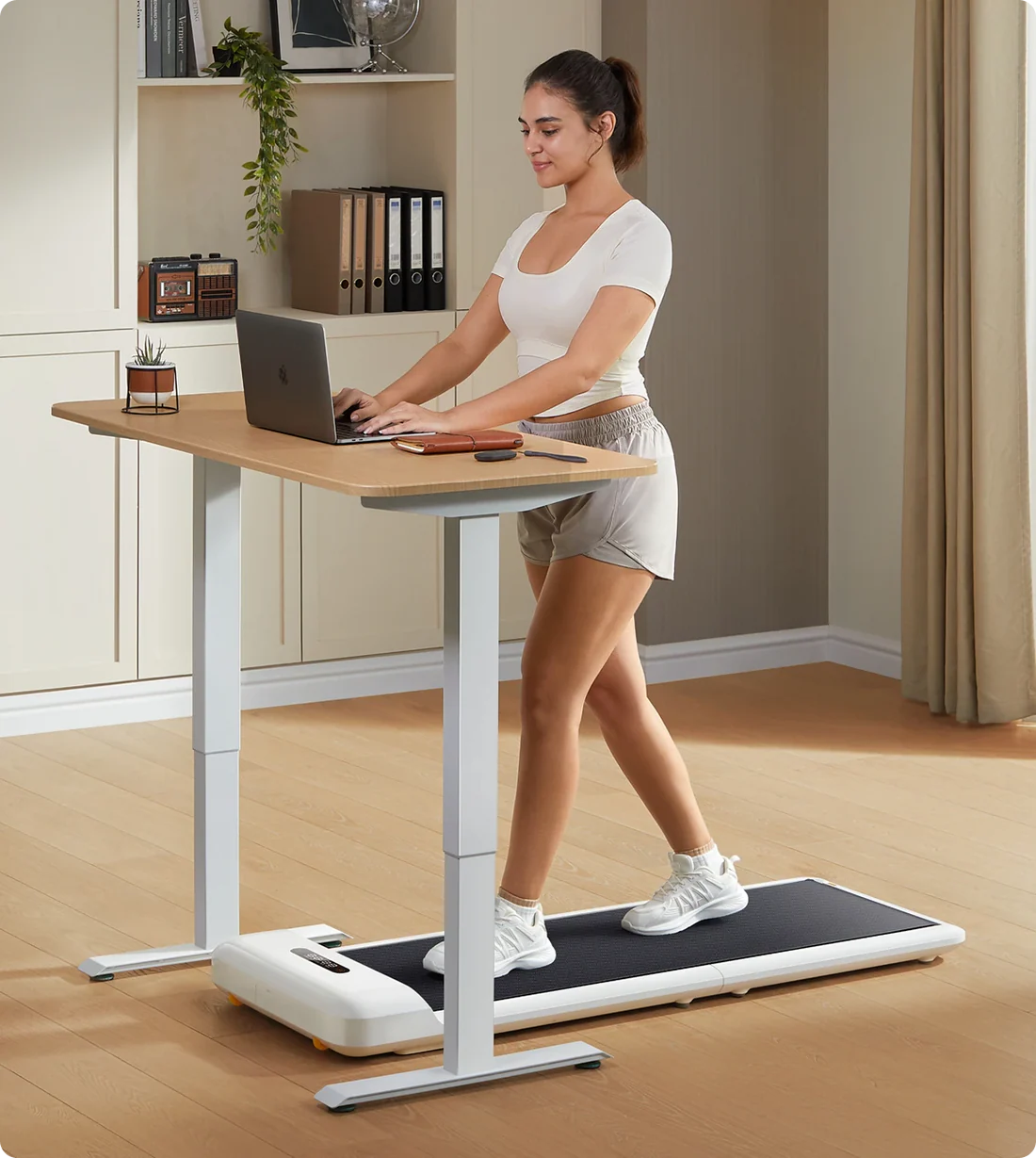 WalkingPad C2 Foldable Walking Treadmill - Under Desk Walking Pad, 3 HP Quiet Brushless Motor, Smart Speed Control, Home Office