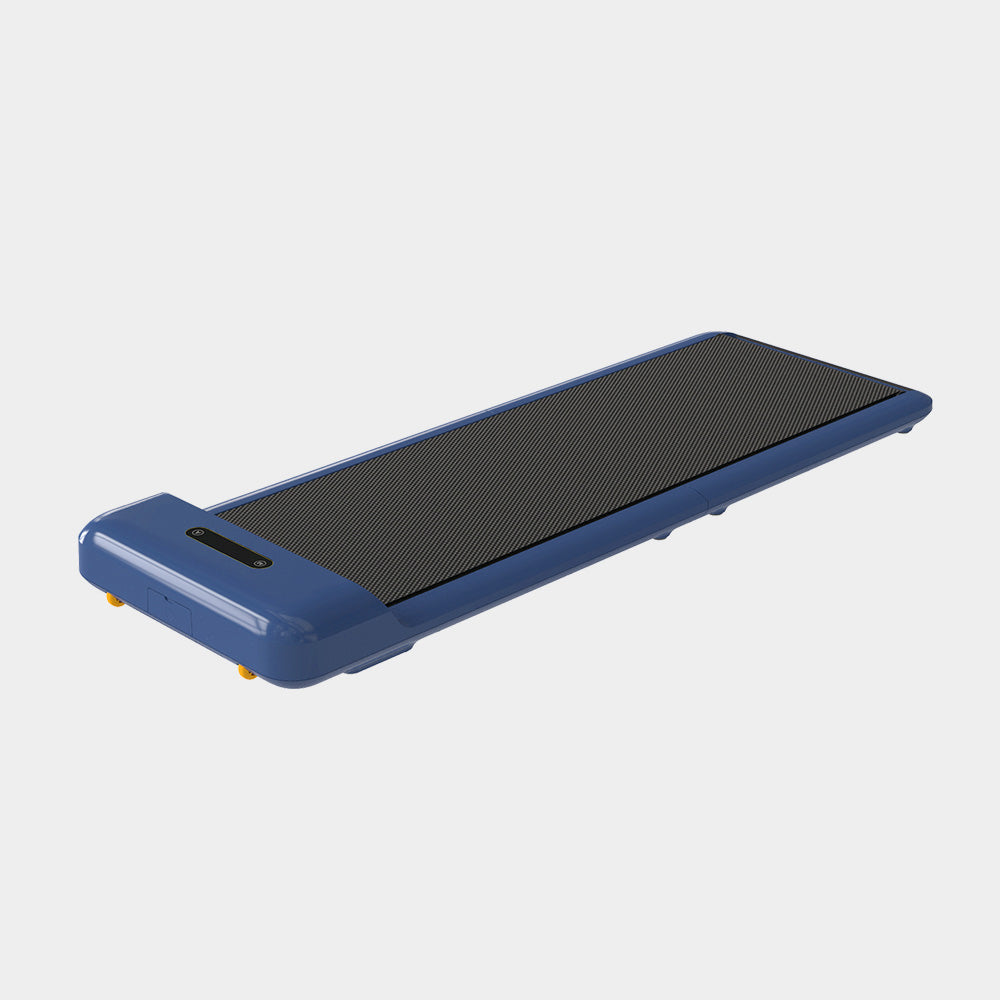 Side view of blue WalkingPad C2 treadmill