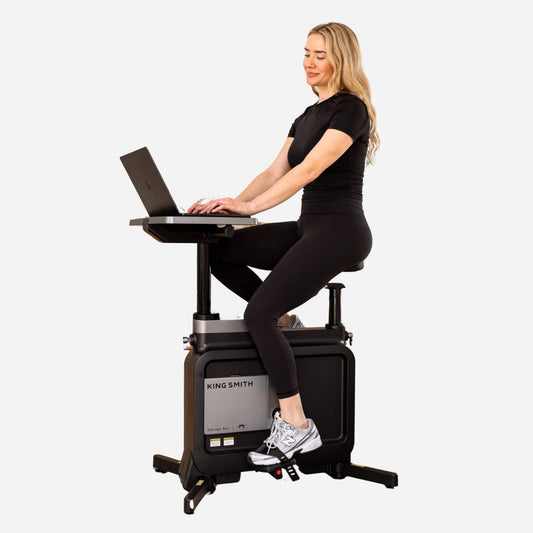 Full view of the WalkingPad W1B exercise bike