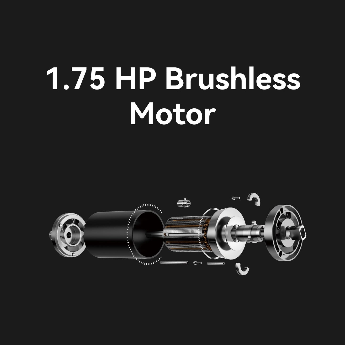 1.75 HP Brushless Motor on the WalkingPad X218 Foldable Treadmill
