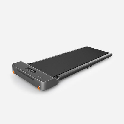 Full view of the WalkingPad Z1 folding treadmill, compact and sleek for under-desk use