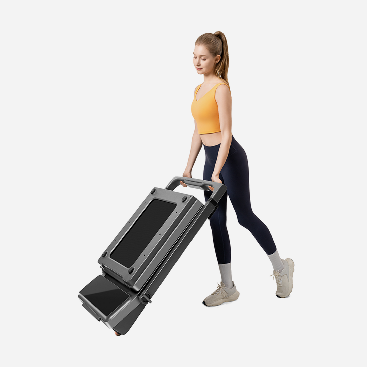 WalkingPad Z3 Hybrid treadmill with wheels for easy transport