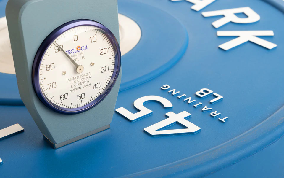 XMark Chrome-Plated Color Bumper Plates with 90 durometer