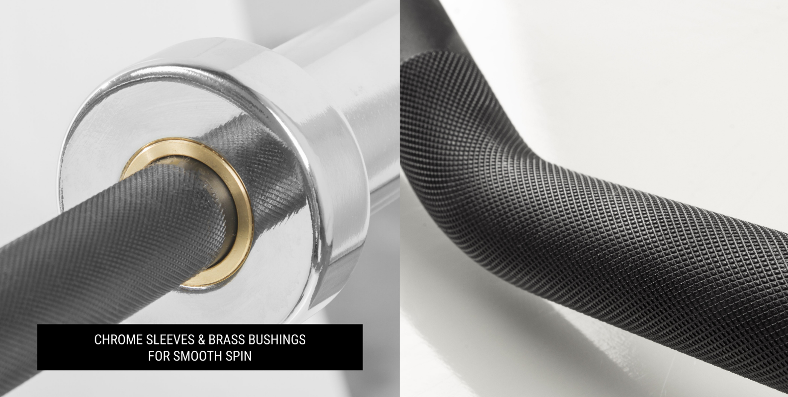 Brass bushing detail for smooth spin and zero-maintenance rotation