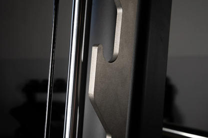 Multiple built-in safety lockout positions on the Smith Machine